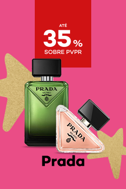 Maca Prada com destaque promocional de até 35% sobre preço de Venda ao Público Recomendado